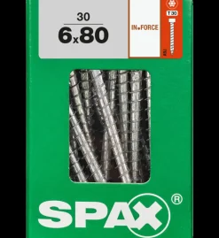 Spax Schroef In.Force Wirox 6X80Mm 30 Stuks