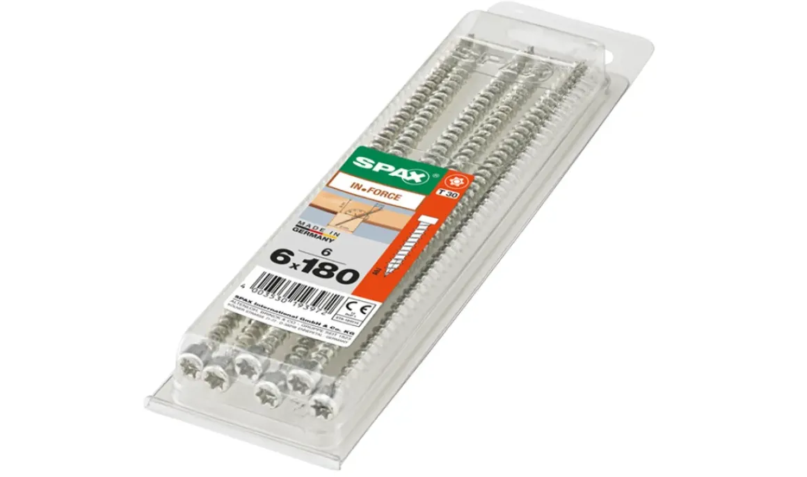 Spax Schroef In.Force Wirox 6X180Mm 6 Stuks