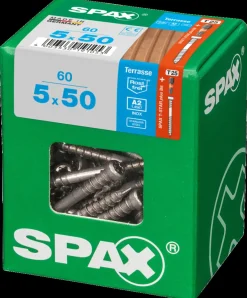Spax Terrasschroef A2 Inox 50X5Mm 60 St