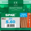 Spax Terrasschroef A2 Rvs 60X5Mm 200St