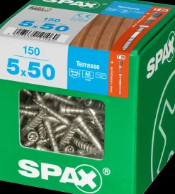 Spax Terrasschroef A2 Rvs 50X5Mm 150St