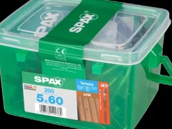 Spax Terrasschroef A2 Rvs Bruin 60X5Mm 200St