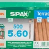 Spax Terrasschroef A2 Rvs 60X5Mm 500St