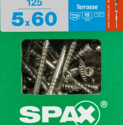 Spax Terrasschroef A2 Rvs 60X5Mm 125St