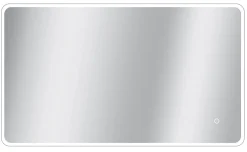 Spiegel Renzo Rechthoek Met Ledverlichting Touch Sensor En Spiegelverwarming 70X120Cm