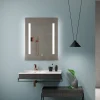 Spiegel Scott Rechthoek Met Ledverlichting En Touch Sensor 70X50Cm