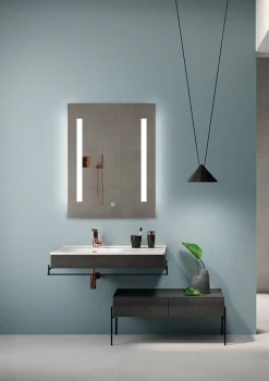 Spiegel Scott Rechthoek Met Ledverlichting En Touch Sensor 70X50Cm