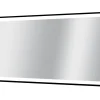 Spiegel Swann Rechthoek Met Ledverlichting Touch En Spiegelverwarming Zwart 75X120Cm