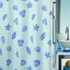 Spirella Douchegordijn Concha Blauw 180Cm