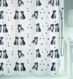 Spirella Douchegordijn Kitty Paw 180Cm