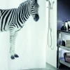 Spirella Douchegordijn Zebra Zwart 180Cm