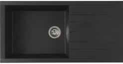 Spoelbak Cube 1 Xl Bak 100X50X21Cm Composiet Zwart