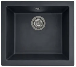 Spoelbak Evo 1 Xl Bak 50X44X19Cm Composiet Zwart
