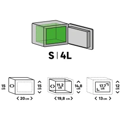 Standers Elektronische Kluis Mini Formaat 15X20X15Cm