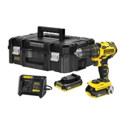 Stanley Fatmax Accuboormachine Met Klopfunctie Sfmcd721D2K-Qw 18V (2 Accu'S)