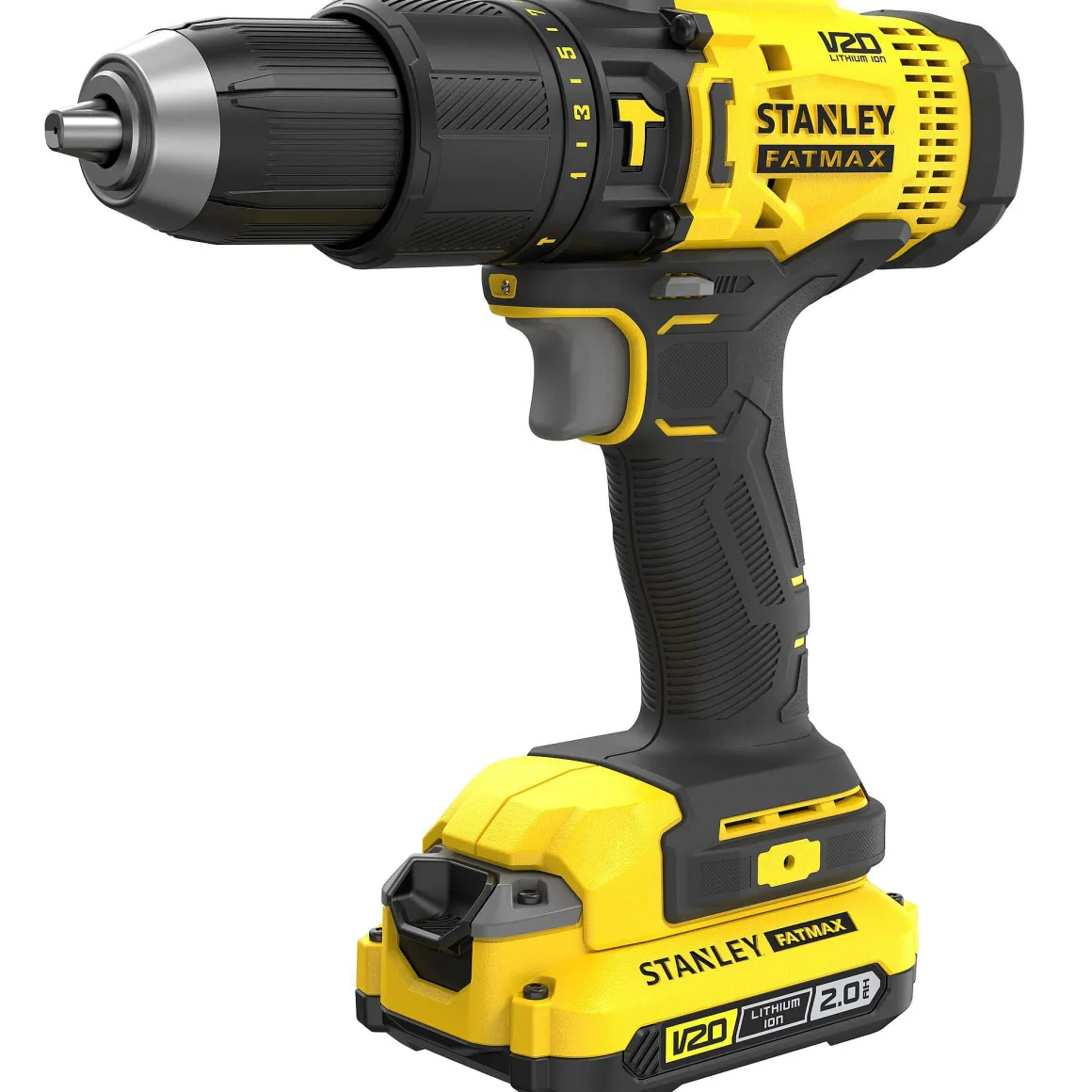 Stanley Fatmax Combiset Accuboormachine Met Klopfunctie En Slagschroevendraaier 18V (2 Accu'S)
