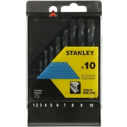 Stanley Metaalboor Set Sta56030-Qz – 10 Stuks