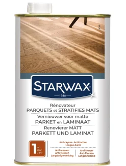 Starwax Vloervernieuwer Parket En Laminaat Mat 1L