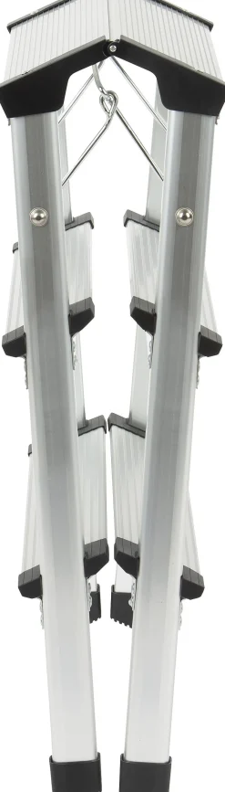 Steppy Huishoudtrap Aluminium Dubbel 3 Treden Platform 31X20 Cm