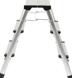 Steppy Huishoudtrap Aluminium Dubbel 3 Treden Platform 31X20 Cm