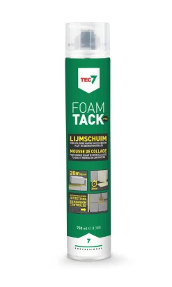 Tec7 Foamtack Pro - Pu Lijmschuim - 12 X Aerosol 750Ml