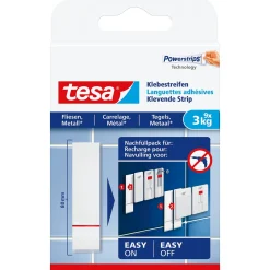 Tesa Powerstrips 77761 Voor Tegels En Metaal 3 Kg 6 Stuks