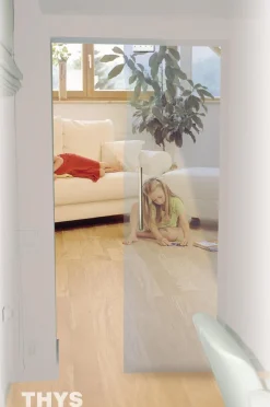 Thys Veiligheidsglas Schuifdeur 'Thytan Sliding' Helder 215X93Cm