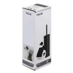 Tiger Accessoireset Boston - Toiletborstel Met Houder Vrijstaand - Toiletrolhouder - Haak – Zwart