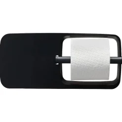 Tiger Tess Toiletrolhouder Met Planchet Zwart/Antraciet