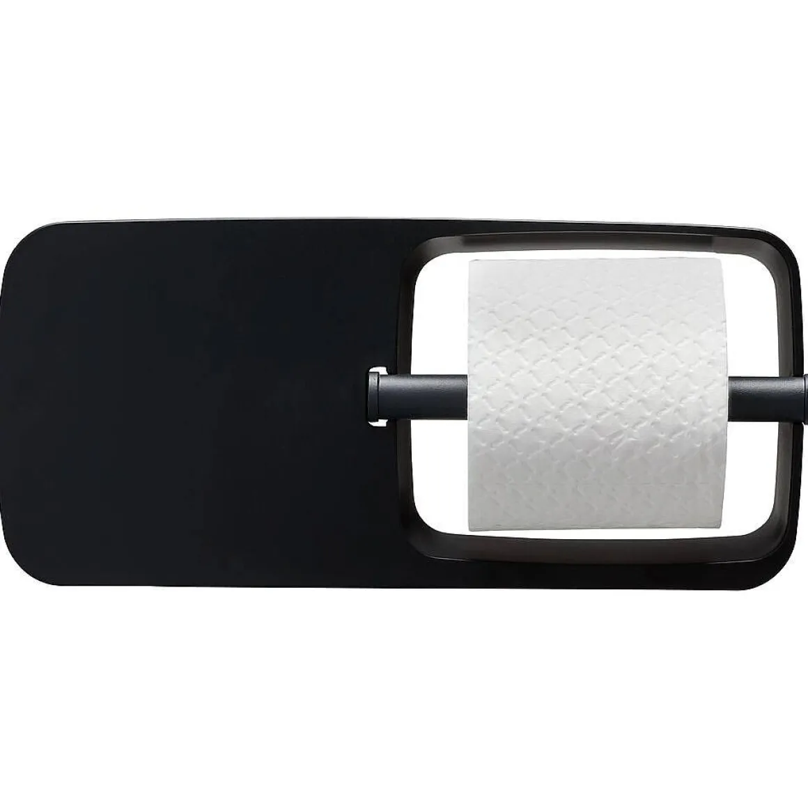 Tiger Tess Toiletrolhouder Met Planchet Zwart/Antraciet