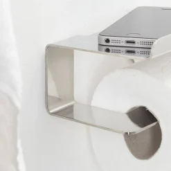 Tiger Toiletrolhouder Colar Met Planchet Rvs Gepolijst