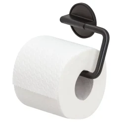 Tiger Toiletrolhouder Tune Metaal Geborsteld Zwart Hangend