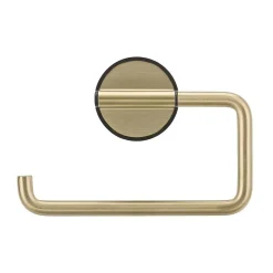 Tiger Toiletrolhouder Tune Zonder Klep Messing Geborsteld / Zwart
