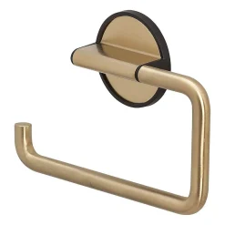 Tiger Toiletrolhouder Tune Zonder Klep Messing Geborsteld / Zwart