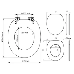 Tiger Toiletzitting Old Wood Comfort Feel Mdf Bruin