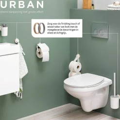 Tiger Urban Toiletborstel Met Houder Wit