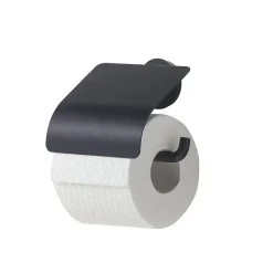 Tiger Urban Toiletrolhouder Met Klep Zwart