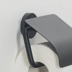 Tiger Urban Toiletrolhouder Met Klep Zwart
