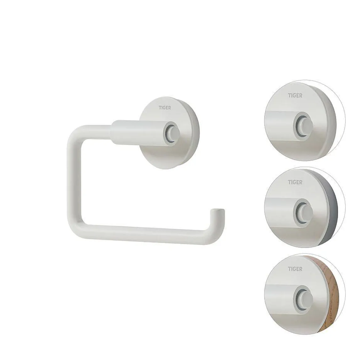 Tiger Urban Toiletrolhouder Zonder Klep Wit