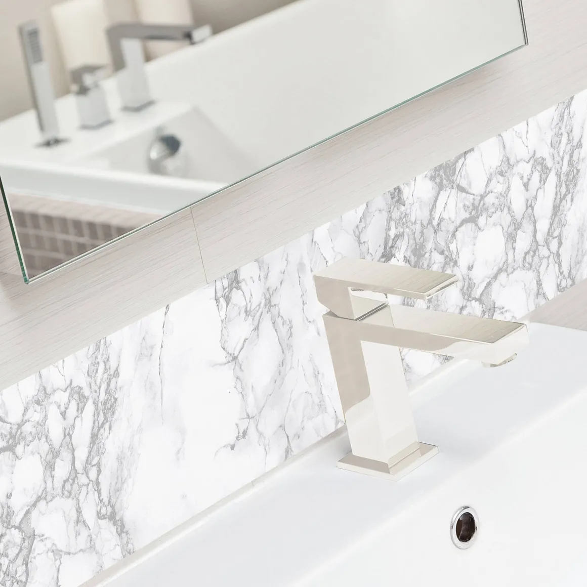 Transform Zelfklevende Decoratiefolie Marble Grijs 45X200Cm