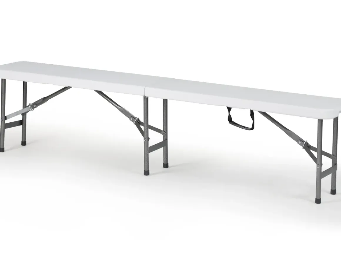 Tuinbank Party Opvouwbaar Wit 181X30X43Cm