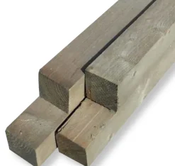 Tuinpaal Hout Vintage Grijs 6,8X6,8X180Cm