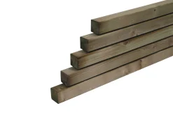 Tuinpaal Vierkant Geimpregneerd 6,8X6,8X240Cm