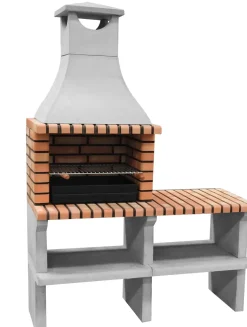 Tuozi Stenen Barbecue Napoles Deluxe 144X58X205Cm