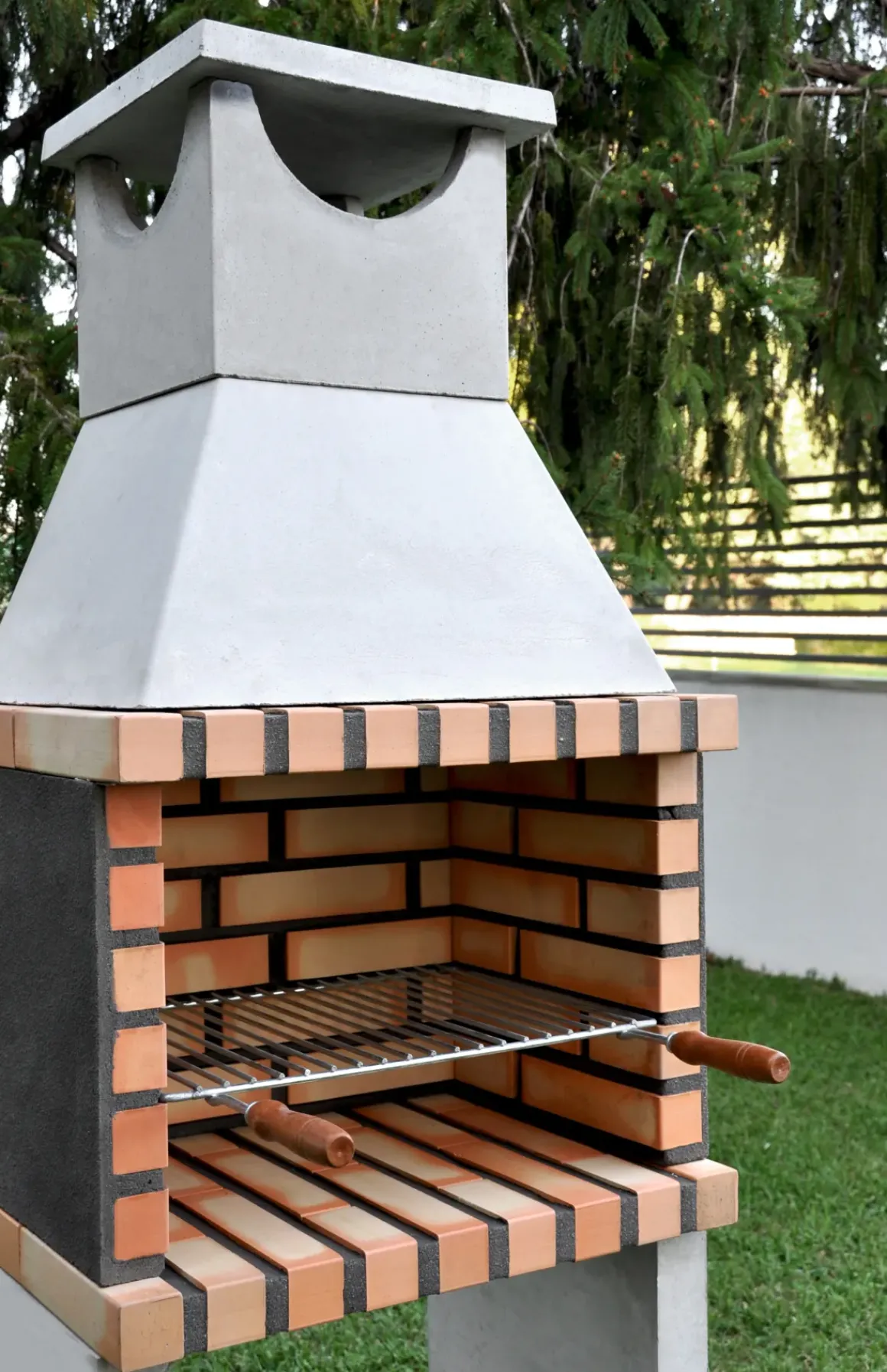 Tuozi Stenen Barbecue Zon 64X47X190Cm