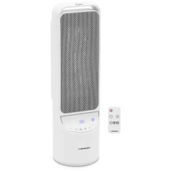 Uniprodo Elektrische Ventilatorkachel - 1200/2000 W - Draaibaar - Wit Uni_Heater_11