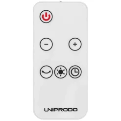 Uniprodo Elektrische Ventilatorkachel - 1200/2000 W - Draaibaar - Wit Uni_Heater_11