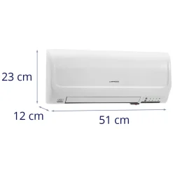 Uniprodo Keramische Wandverwarming - 10 - 49 °C - 1000/2000 W - Afstandsbediening Uni_Heater_09
