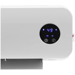 Uniprodo Wandverwarming - Keramisch - 10 - 49 °C - 1000/2000 W - Afstandsbediening - Extra Slank
