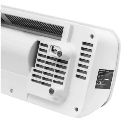Uniprodo Wandverwarming - Keramisch - 10 - 49 °C - 1000/2000 W - Afstandsbediening - Extra Slank